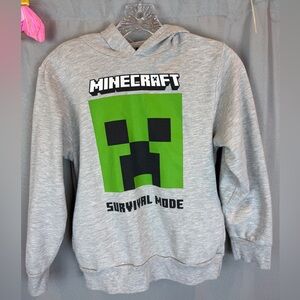 Minecraft “Survival Mode” Graphic Hoodie- Size Medium
